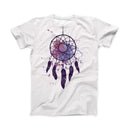 The Dreamcatcher Splatter ink-Fuzed Front Spot Graphic Unisex Soft-Fitted Tee Shirt