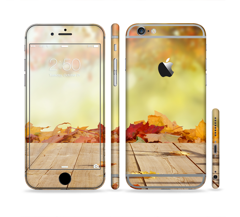 The Dreamy Autumn Porch Sectioned Skin Series for the Apple iPhone 6/6s