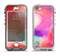 The Faded Neon Painted Hearts Apple iPhone 5-5s LifeProof Nuud Case Skin Set