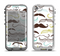 The Fashion Mustache Variety On White Apple iPhone 5-5s LifeProof Nuud Case Skin Set