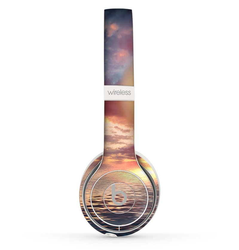 The Fiery Metorite Skin Set for the Beats by Dre Solo 2 Wireless Headphones