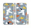 The Flying Vector Birds Pattern Sectioned Skin Series for the Apple iPhone 6/6s Plus