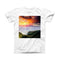 The Foggy Mountainside ink-Fuzed Front Spot Graphic Unisex Soft-Fitted Tee Shirt