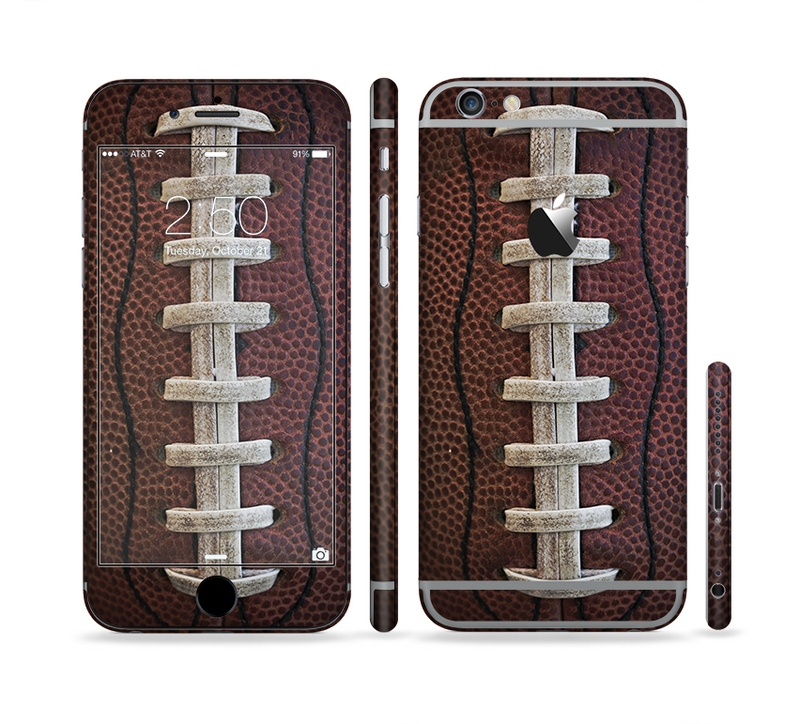 The Football Laced Sectioned Skin Series for the Apple iPhone 6/6s