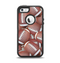 The Football Overlay Apple iPhone 5-5s Otterbox Defender Case Skin Set