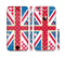The Fun Styled Vector London England Flag Sectioned Skin Series for the Apple iPhone 6/6s