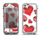 The Glossy Red 3D Love Hearts Apple iPhone 5-5s LifeProof Nuud Case Skin Set