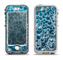 The Glowing Blue Cells Apple iPhone 5-5s LifeProof Nuud Case Skin Set