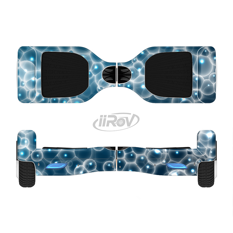The Glowing Blue Cells Full-Body Skin Set for the Smart Drifting SuperCharged iiRov HoverBoard