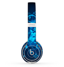The Glowing Blue Music Notes Skin Set for the Beats by Dre Solo 2 Wireless Headphones