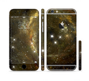 The Glowing Gold Universe Sectioned Skin Series for the Apple iPhone 6/6s Plus