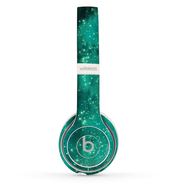 The Glowing Green Orbs of Light Skin Set for the Beats by Dre Solo 2 Wireless Headphones