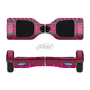 The Glowing Green & Pink Ethnic Aztec Pattern Full-Body Skin Set for the Smart Drifting SuperCharged iiRov HoverBoard