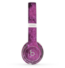 The Glowing Hot Pink V2 Orbs of Light Skin Set for the Beats by Dre Solo 2 Wireless Headphones