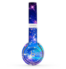 The Glowing Pink & Blue Starry Orbit Skin Set for the Beats by Dre Solo 2 Wireless Headphones