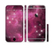 The Glowing Pink Nebula Sectioned Skin Series for the Apple iPhone 6/6s
