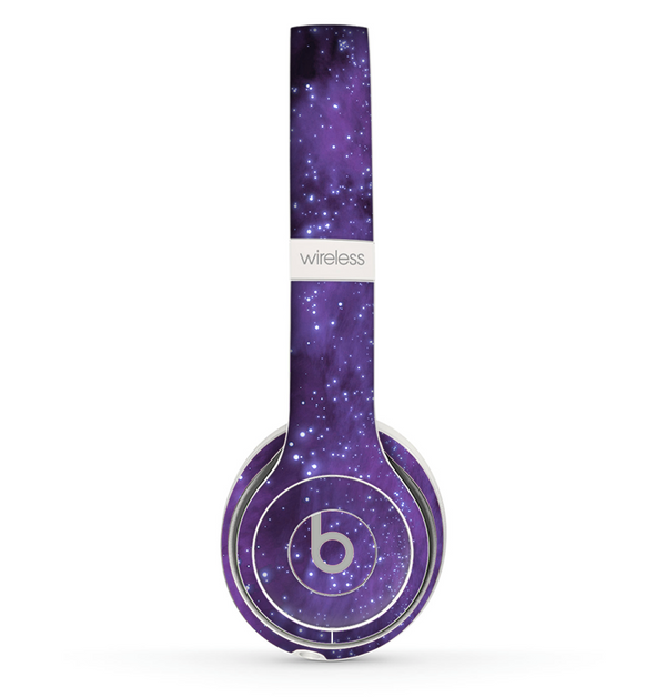 The Glowing Purple Orbs of Light Skin Set for the Beats by Dre Solo 2 Wireless Headphones