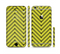 The Gold & Black Sketch Chevron Sectioned Skin Series for the Apple iPhone 6/6s
