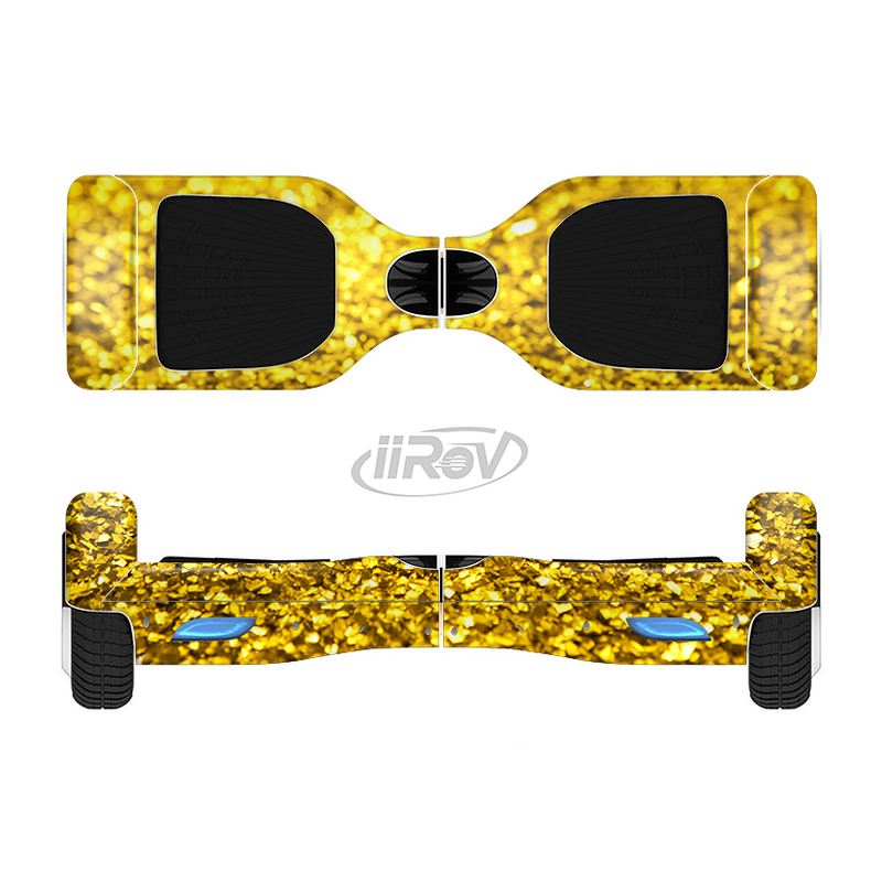 The Gold Glimmer Full-Body Skin Set for the Smart Drifting SuperCharged iiRov HoverBoard