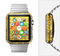 The Gold Glimmer Full-Body Skin Set for the Apple Watch