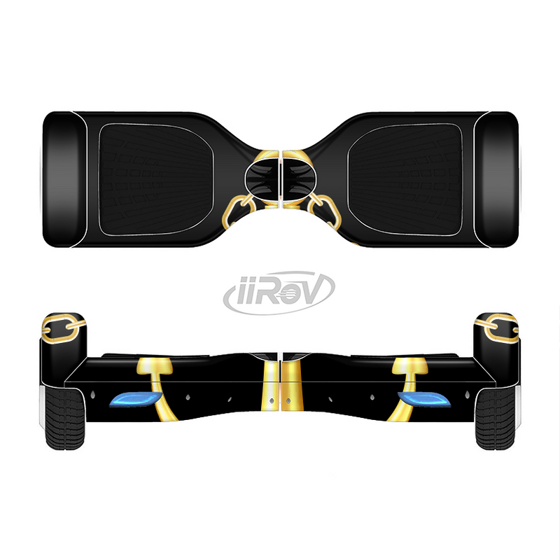 The Gold Linking Chain Anchor Full-Body Skin Set for the Smart Drifting SuperCharged iiRov HoverBoard