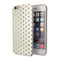 The Gold Mirco Cross Pattern iPhone 6/6s or 6/6s Plus 2-Piece Hybrid INK-Fuzed Case