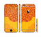The Gold & Red Abstract Seamless Pattern Sectioned Skin Series for the Apple iPhone 6/6s Plus
