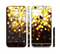 The Gold Unfocused Orbs of Light Sectioned Skin Series for the Apple iPhone 6/6s