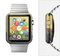 The Gold and Black Luxury Pattern Full-Body Skin Set for the Apple Watch