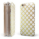 The Golden Morocan Pattern iPhone 6/6s or 6/6s Plus 2-Piece Hybrid INK-Fuzed Case