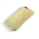 The Golden Vertical Stripes iPhone 6/6s or 6/6s Plus 2-Piece Hybrid INK-Fuzed Case