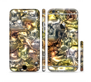 The Golden and Yellow Mercury Sectioned Skin Series for the Apple iPhone 6/6s Plus