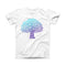 The Gradiated Tree of Life Converted ink-Fuzed Front Spot Graphic Unisex Soft-Fitted Tee Shirt