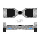 The Gray Carbon FIber Pattern Full-Body Skin Set for the Smart Drifting SuperCharged iiRov HoverBoard