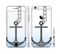 The Gray Chained Anchor Sectioned Skin Series for the Apple iPhone 6/6s