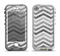 The Gray Toned Wide Vintage Chevron Pattern Apple iPhone 5-5s LifeProof Nuud Case Skin Set