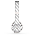 The Gray & White Sharp Chevron Pattern Skin Set for the Beats by Dre Solo 2 Wireless Headphones