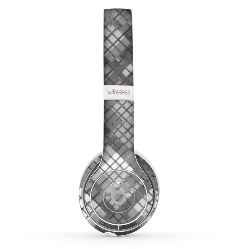 The Graycale Layer Checkered Pattern Skin Set for the Beats by Dre Solo 2 Wireless Headphones