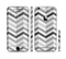 The Grayscale Gradient Chevron Zigzag Pattern Sectioned Skin Series for the Apple iPhone 6/6s