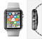 The Grayscale Watered Leaf Full-Body Skin Set for the Apple Watch