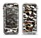 The Green-Tan & White Traditional Camouflage Apple iPhone 5-5s LifeProof Nuud Case Skin Set