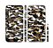 The Green-Tan & White Traditional Camouflage Sectioned Skin Series for the Apple iPhone 6/6s