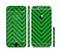 The Green & Black Sketch Chevron Sectioned Skin Series for the Apple iPhone 6/6s Plus
