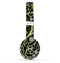 The Green Floral Swirls on Black Skin Set for the Beats by Dre Solo 2 Wireless Headphones