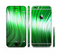 The Green Vector Swirly HD Strands Sectioned Skin Series for the Apple iPhone 6/6s Plus