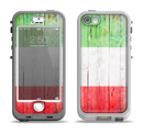 The Green, White and Red Flag Wood Apple iPhone 5-5s LifeProof Nuud Case Skin Set