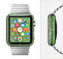 The Green & Yellow Mesh Full-Body Skin Set for the Apple Watch