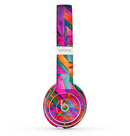 The Grunge Abstract Pink Painted Shapes Skin Set for the Beats by Dre Solo 2 Wireless Headphones