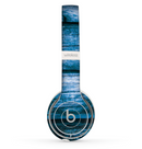 The Grunge Blue Wood Planks Skin Set for the Beats by Dre Solo 2 Wireless Headphones