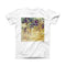 The Grungy Abstract Purple Mosaic ink-Fuzed Front Spot Graphic Unisex Soft-Fitted Tee Shirt